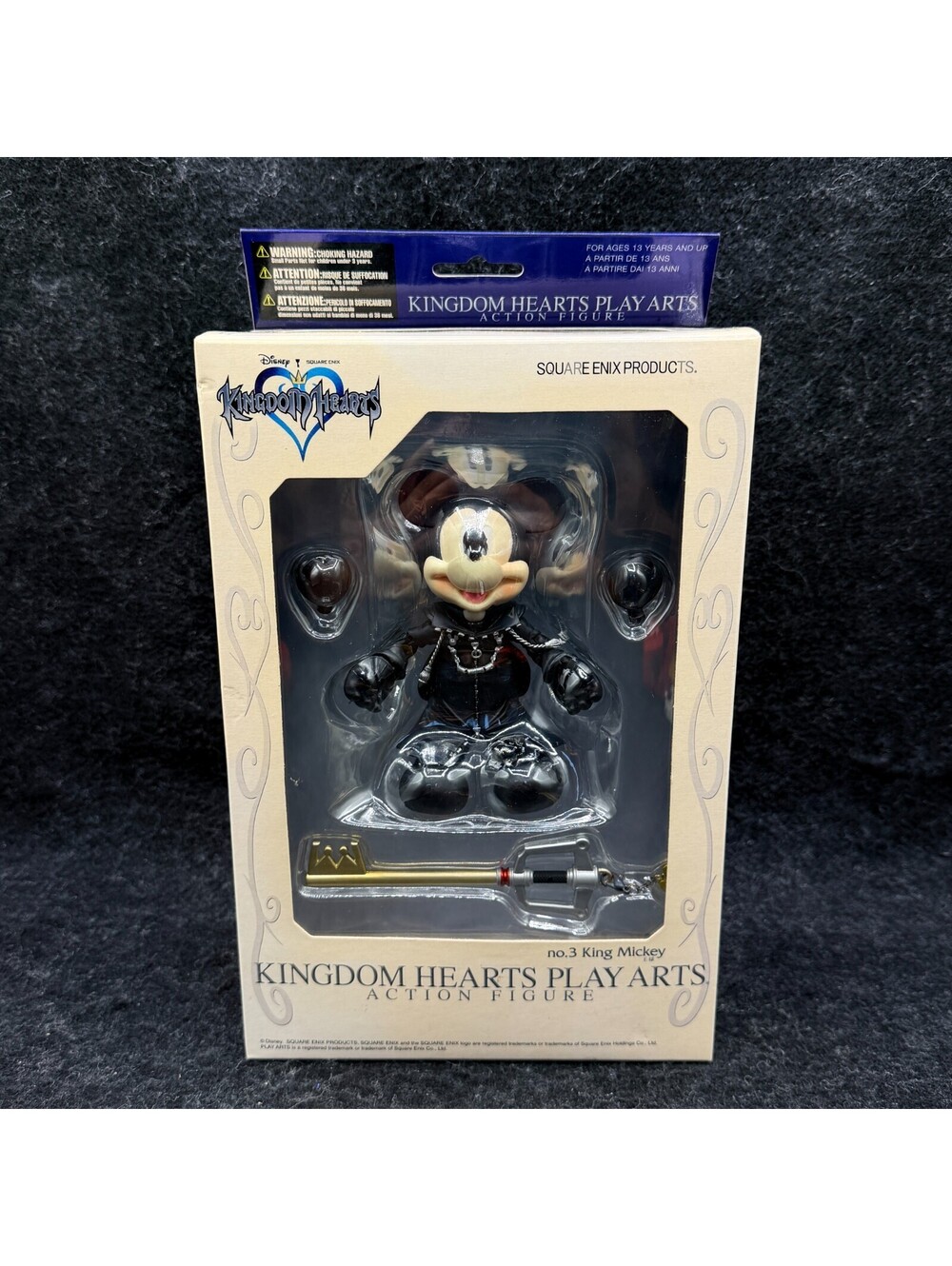 Play Arts - No. 3 King Mickey Kingdom Hearts Figure Square Enix - NEW